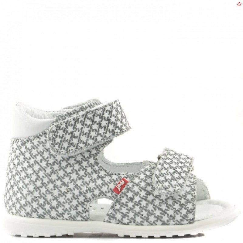 (2431-1) Emel Stars Grey White Sandals - MintMouse (Unicorner Concept Store)