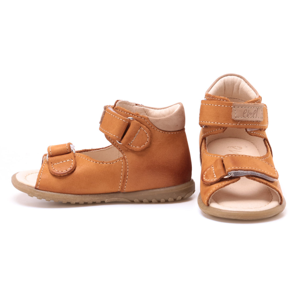Emel yellow velcro Sandals (2424-3) - MintMouse (Unicorner Concept Store)