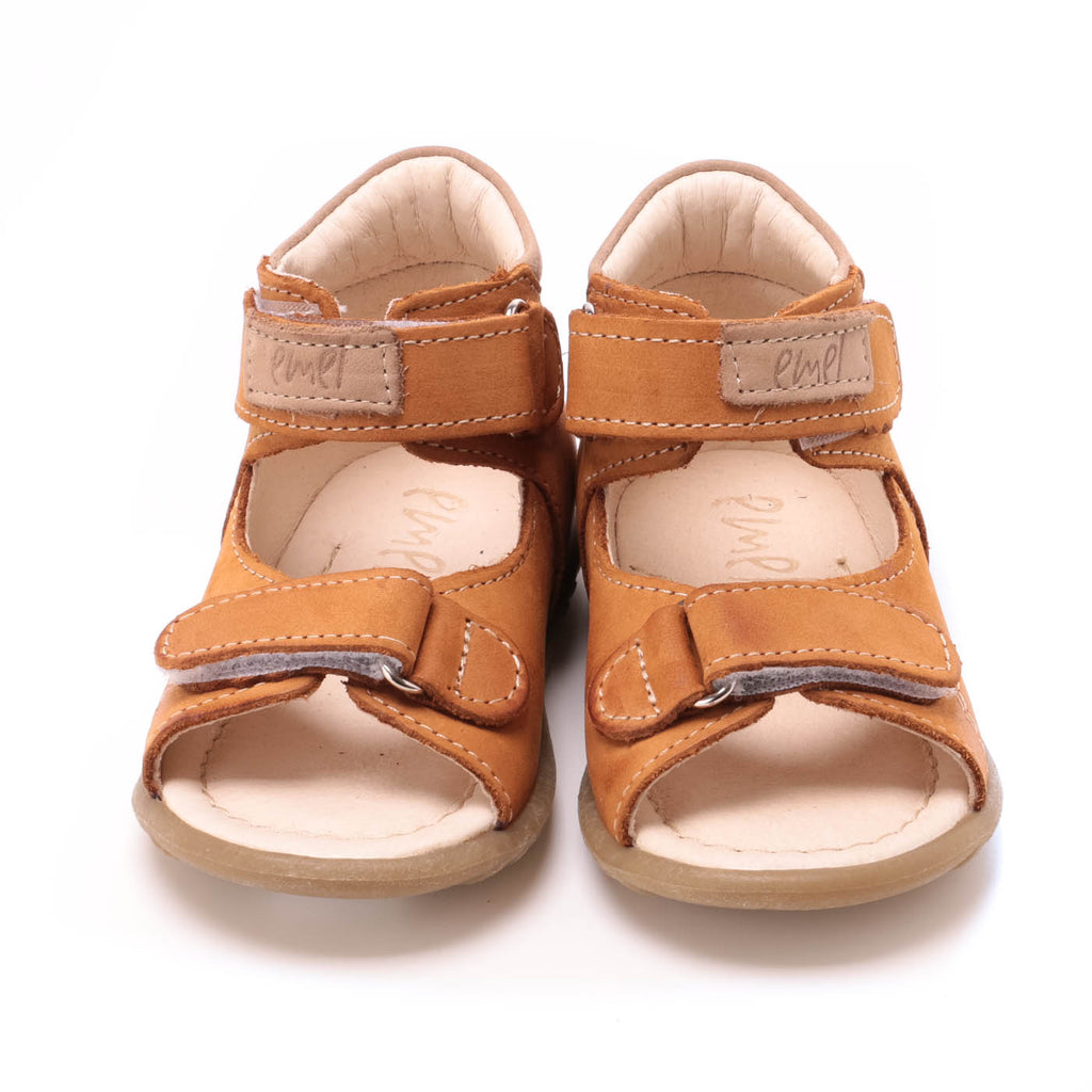 Emel yellow velcro Sandals (2424-3) - MintMouse (Unicorner Concept Store)