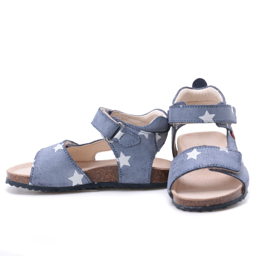 (2508B-16/2509B-16) Emel blue stars velcro sandals - MintMouse (Unicorner Concept Store)