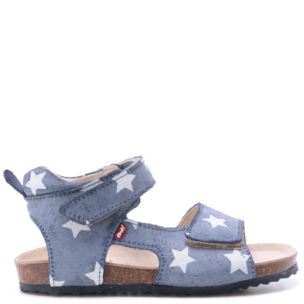 (2508B-16/2509B-16) Emel blue stars velcro sandals - MintMouse (Unicorner Concept Store)