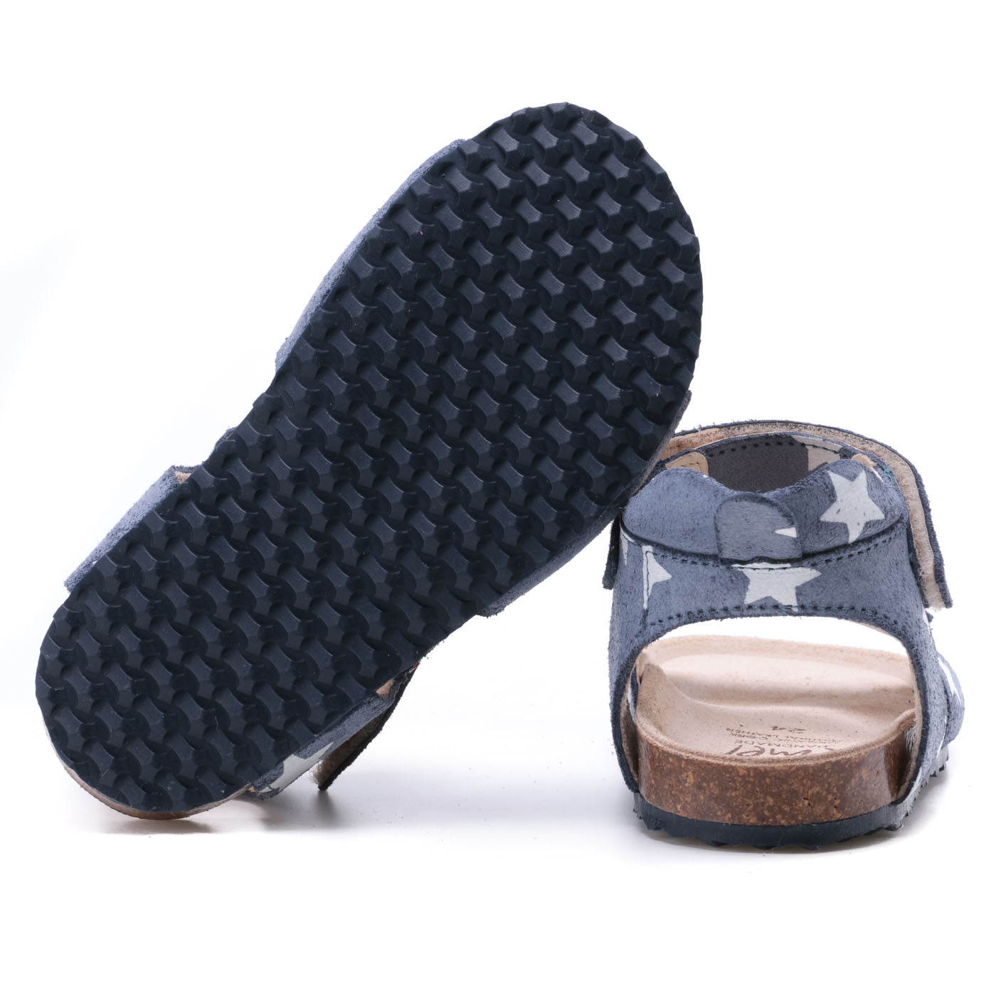 (2508B-16/2509B-16) Emel blue stars velcro sandals - MintMouse (Unicorner Concept Store)