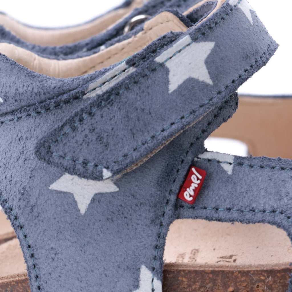 (2508B-16/2509B-16) Emel blue stars velcro sandals - MintMouse (Unicorner Concept Store)
