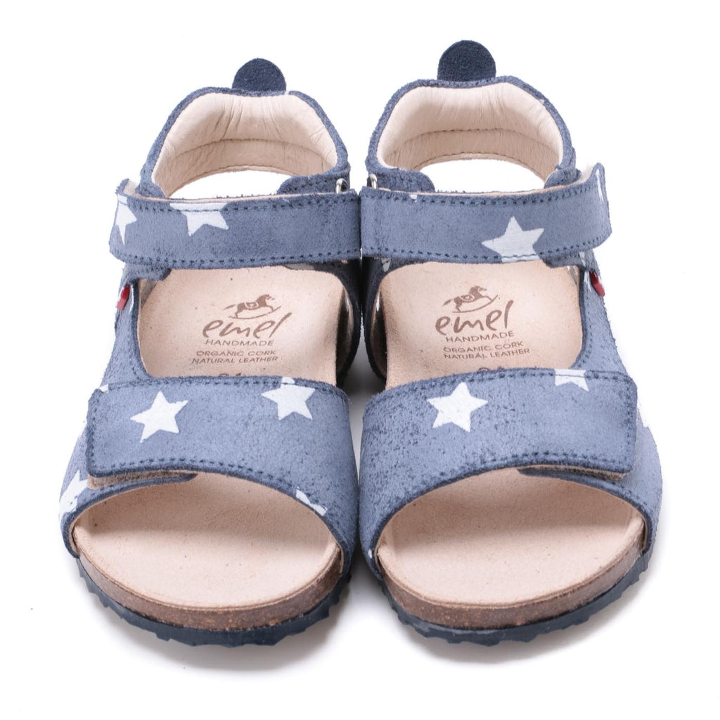 (2508B-16/2509B-16) Emel blue stars velcro sandals - MintMouse (Unicorner Concept Store)