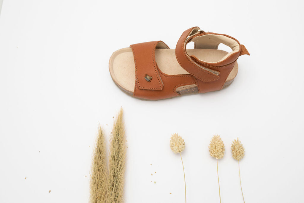 (2508-26/2509-26) Emel  brown velcro sandals - MintMouse (Unicorner Concept Store)