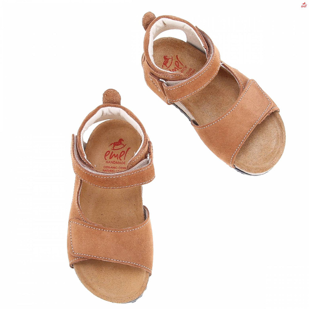 (2508H-5/2509H-5) Emel  brown velcro sandals - MintMouse (Unicorner Concept Store)