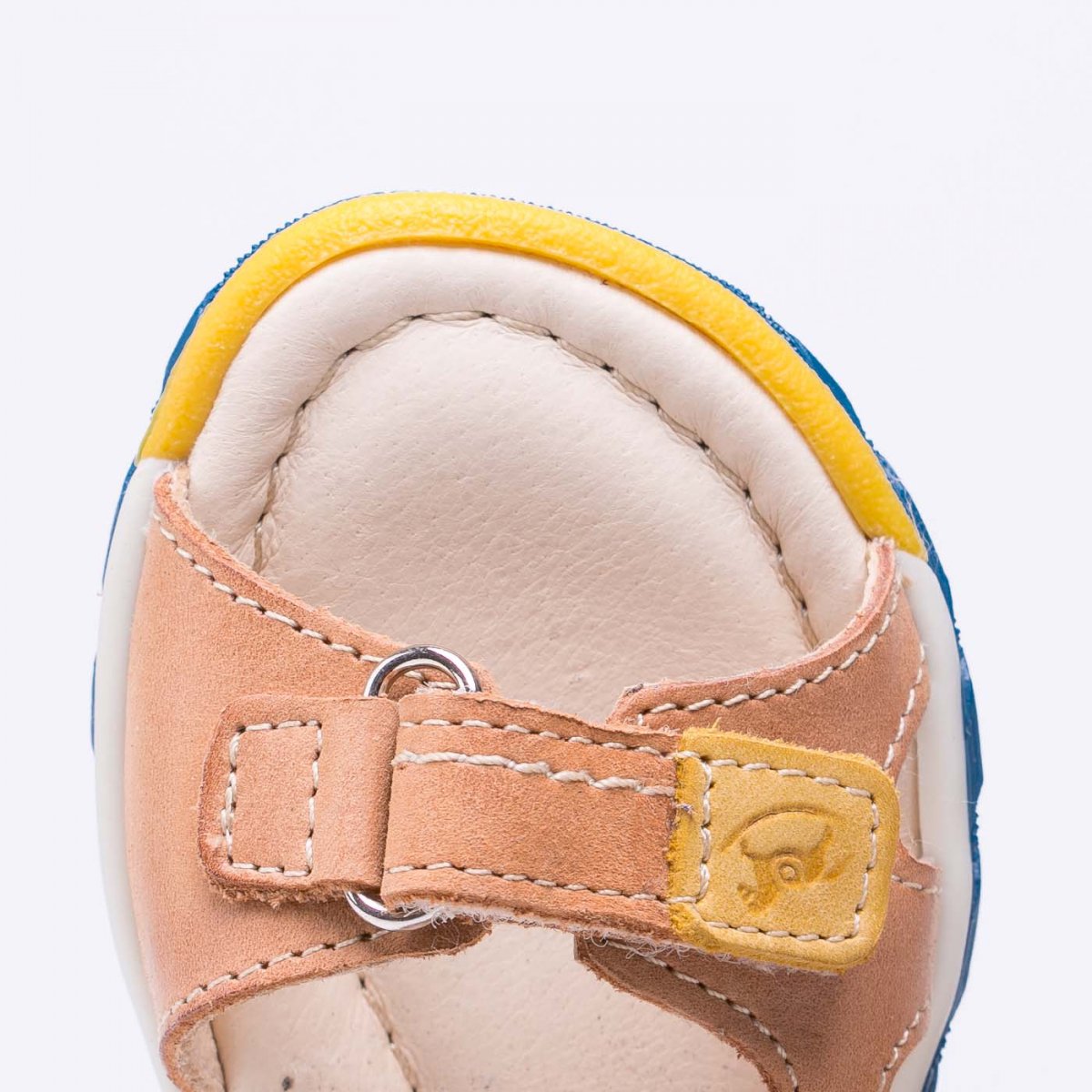 (2639-1) Emel cognac velcro sandals - MintMouse (Unicorner Concept Store)