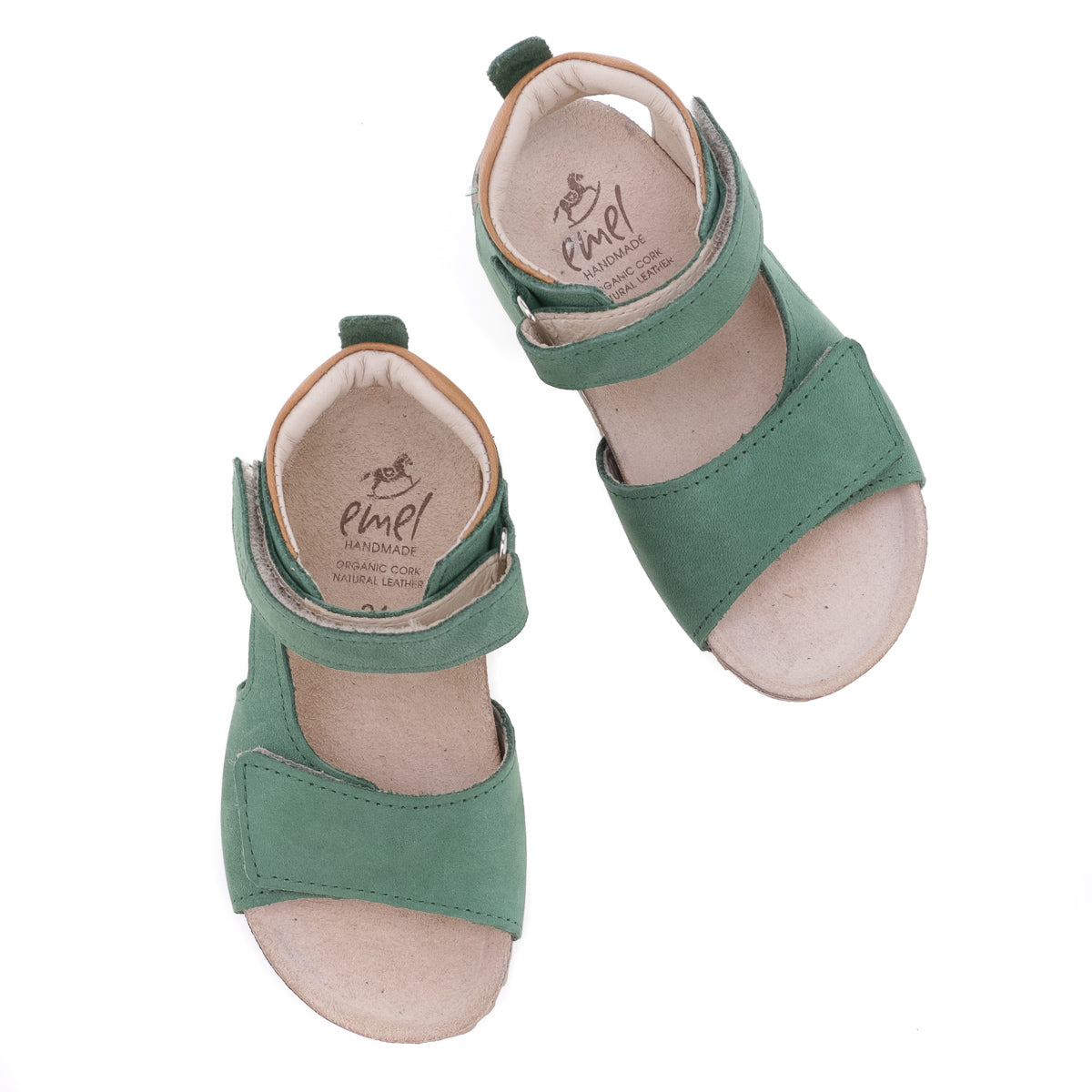 (2508-21/2509-21) Emel green velcro sandals - MintMouse (Unicorner Concept Store)