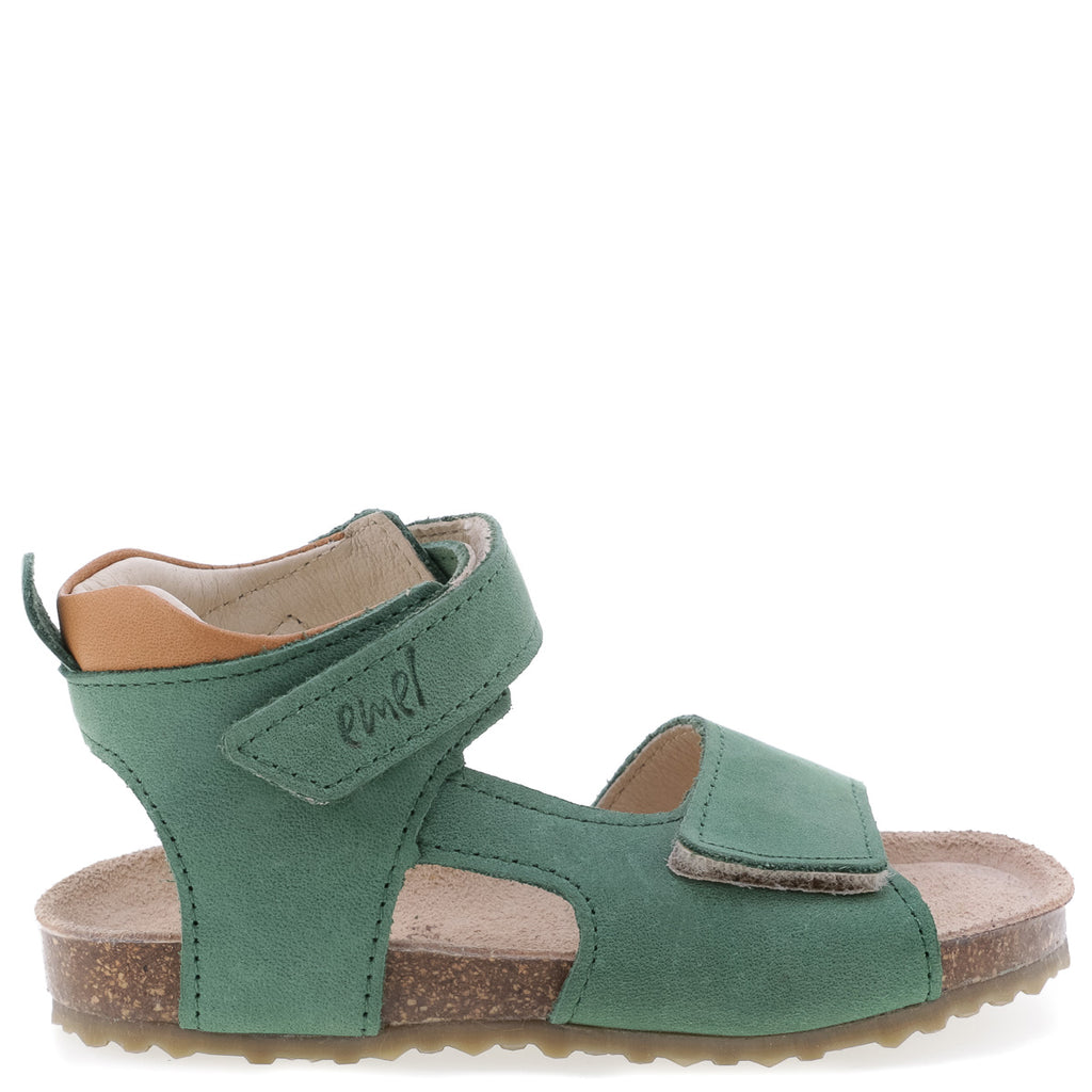 (2508-21/2509-21) Emel green velcro sandals - MintMouse (Unicorner Concept Store)