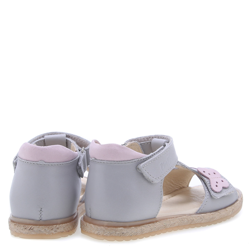 (2637-17) Emel grey Velcro Sandals - MintMouse (Unicorner Concept Store)