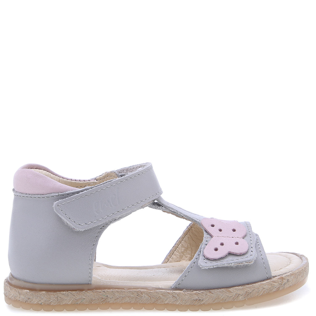 (2637-17) Emel grey Velcro Sandals - MintMouse (Unicorner Concept Store)