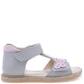(2637-17) Emel grey Velcro Sandals - MintMouse (Unicorner Concept Store)
