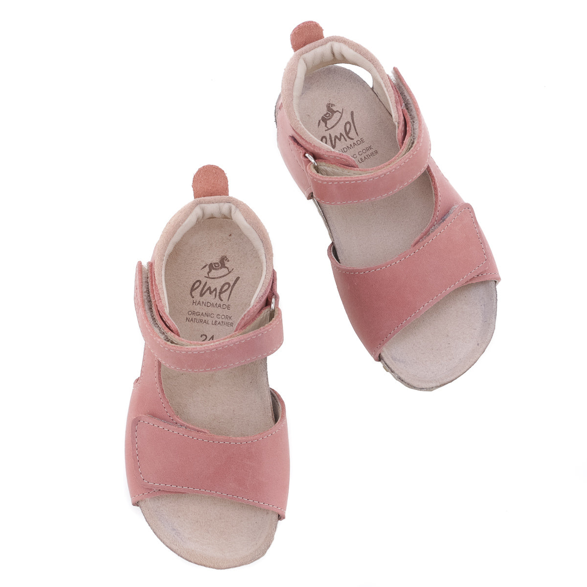 (2508-22/2509-22) Emel pink velcro sandals - MintMouse (Unicorner Concept Store)
