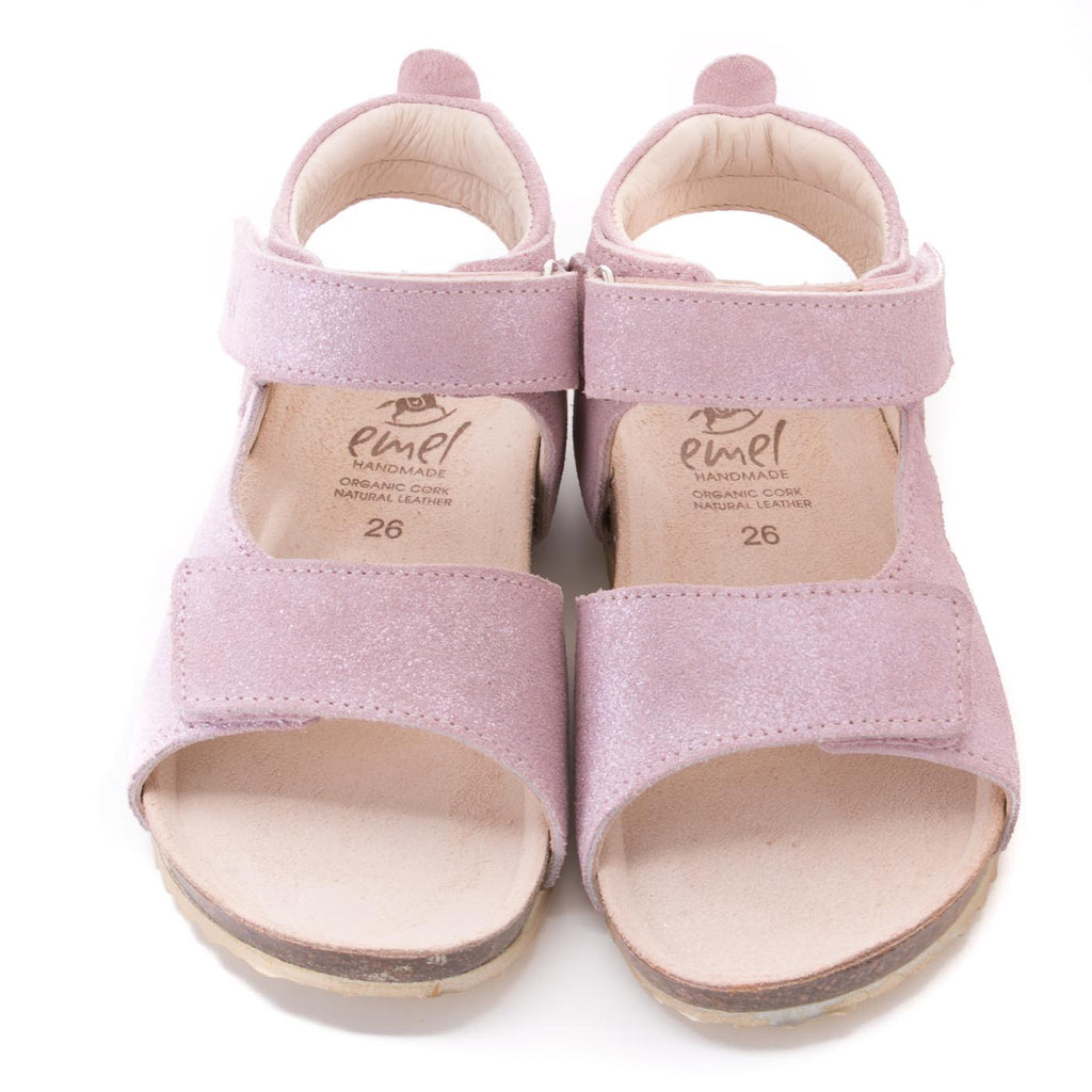 (2508A-3/2509A-3) Emel  pink shiny velcro sandals - MintMouse (Unicorner Concept Store)