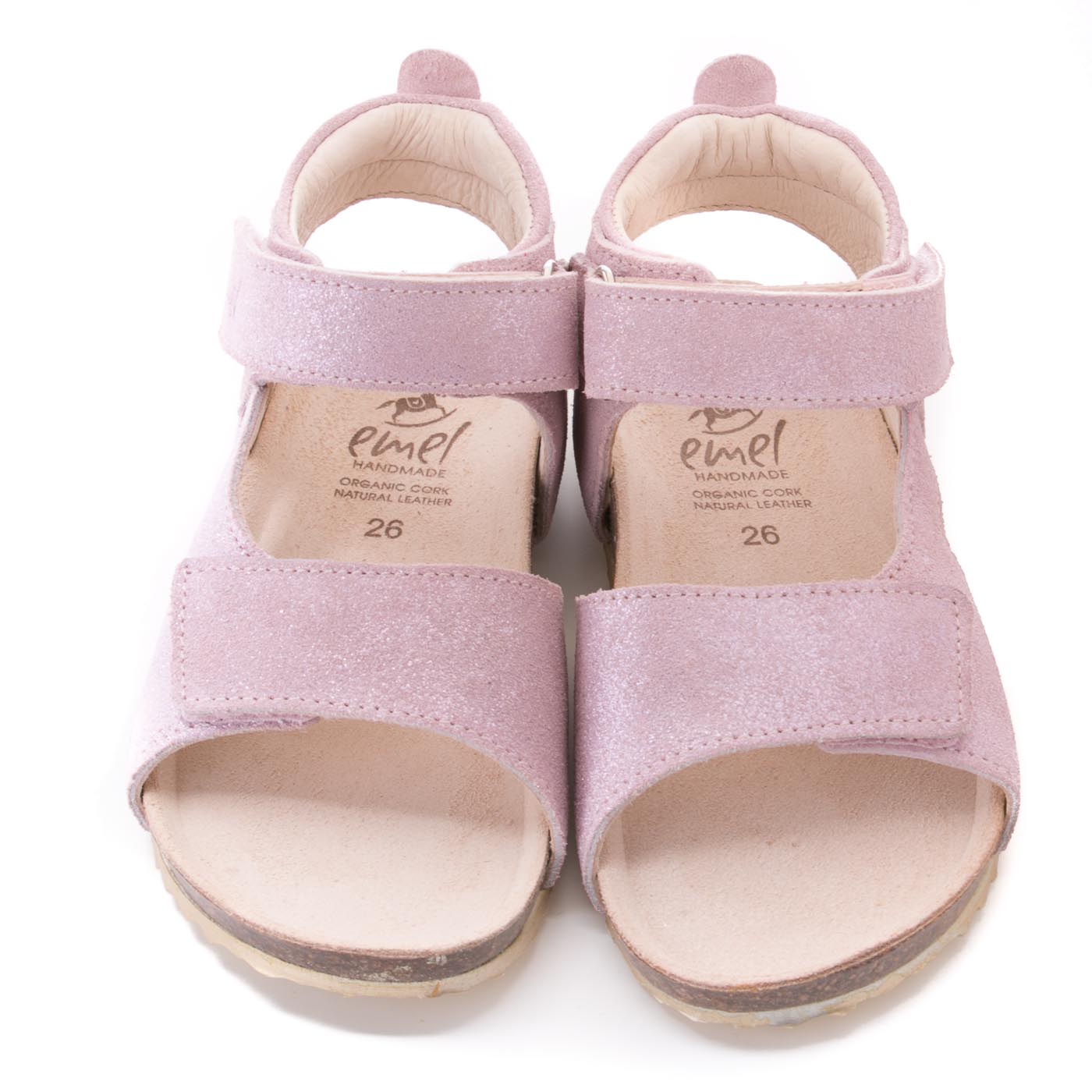 (2508A-3/2509A-3) Emel  pink shiny velcro sandals - MintMouse (Unicorner Concept Store)