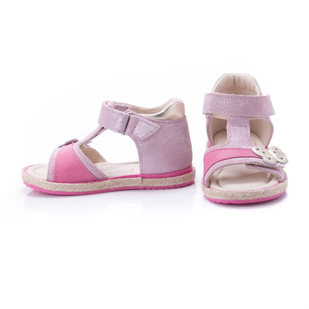 (2637-6)  Emel pink Velcro Sandals - MintMouse (Unicorner Concept Store)