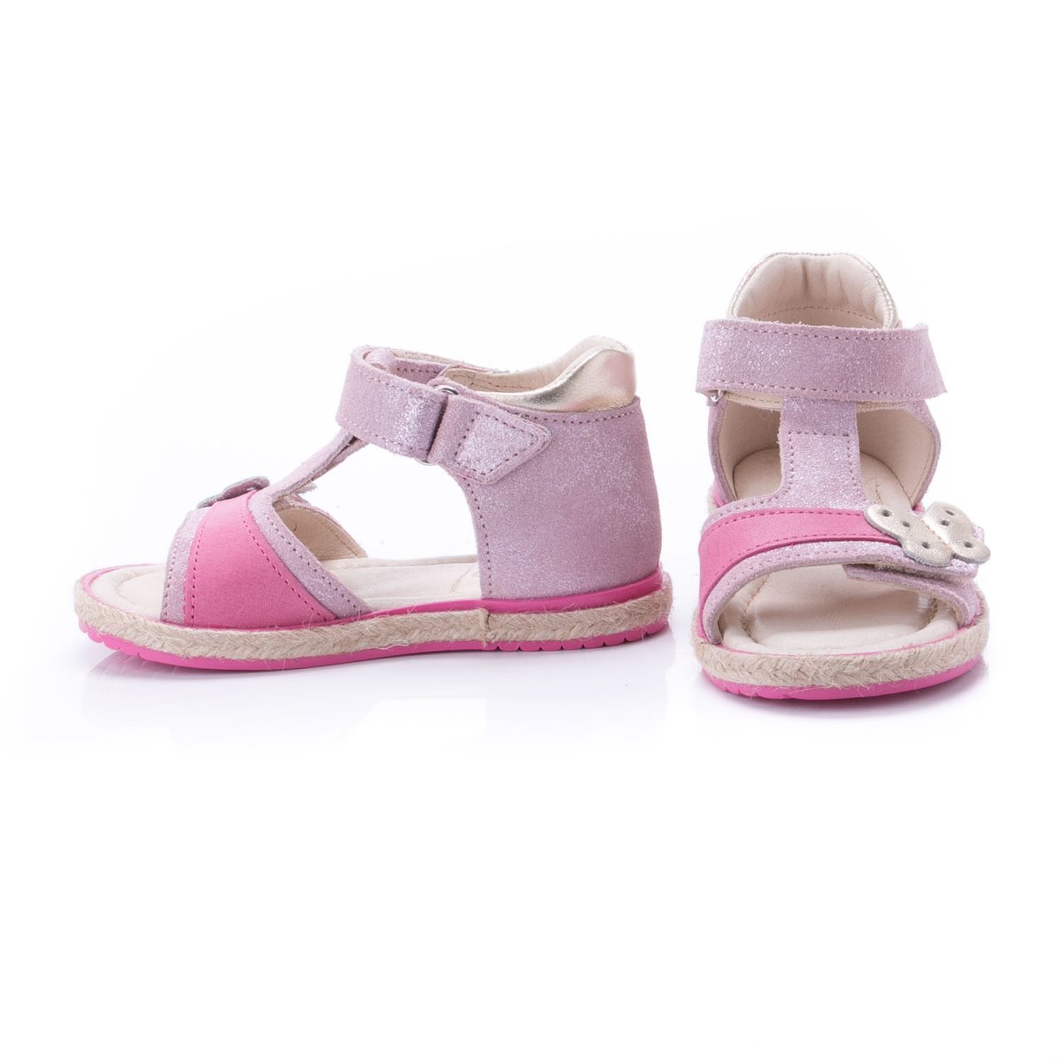 (2637-6)  Emel pink Velcro Sandals - MintMouse (Unicorner Concept Store)
