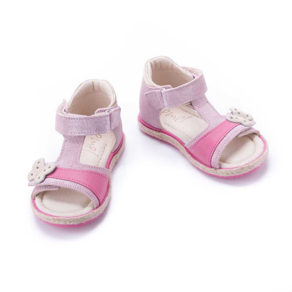 (2637-6)  Emel pink Velcro Sandals - MintMouse (Unicorner Concept Store)