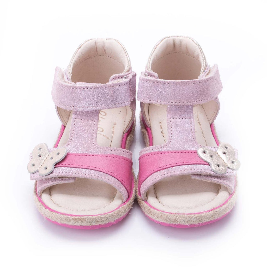 (2637-6)  Emel pink Velcro Sandals - MintMouse (Unicorner Concept Store)