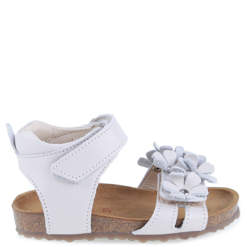 (2640D-5) Emel White Flowers sandals - MintMouse (Unicorner Concept Store)