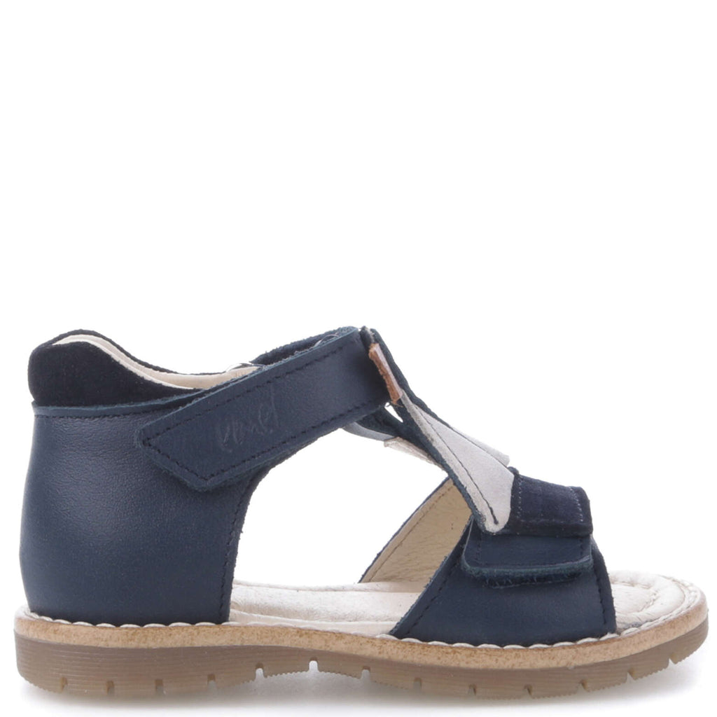 (2736) Emel Leather Sandals Navy - MintMouse (Unicorner Concept Store)