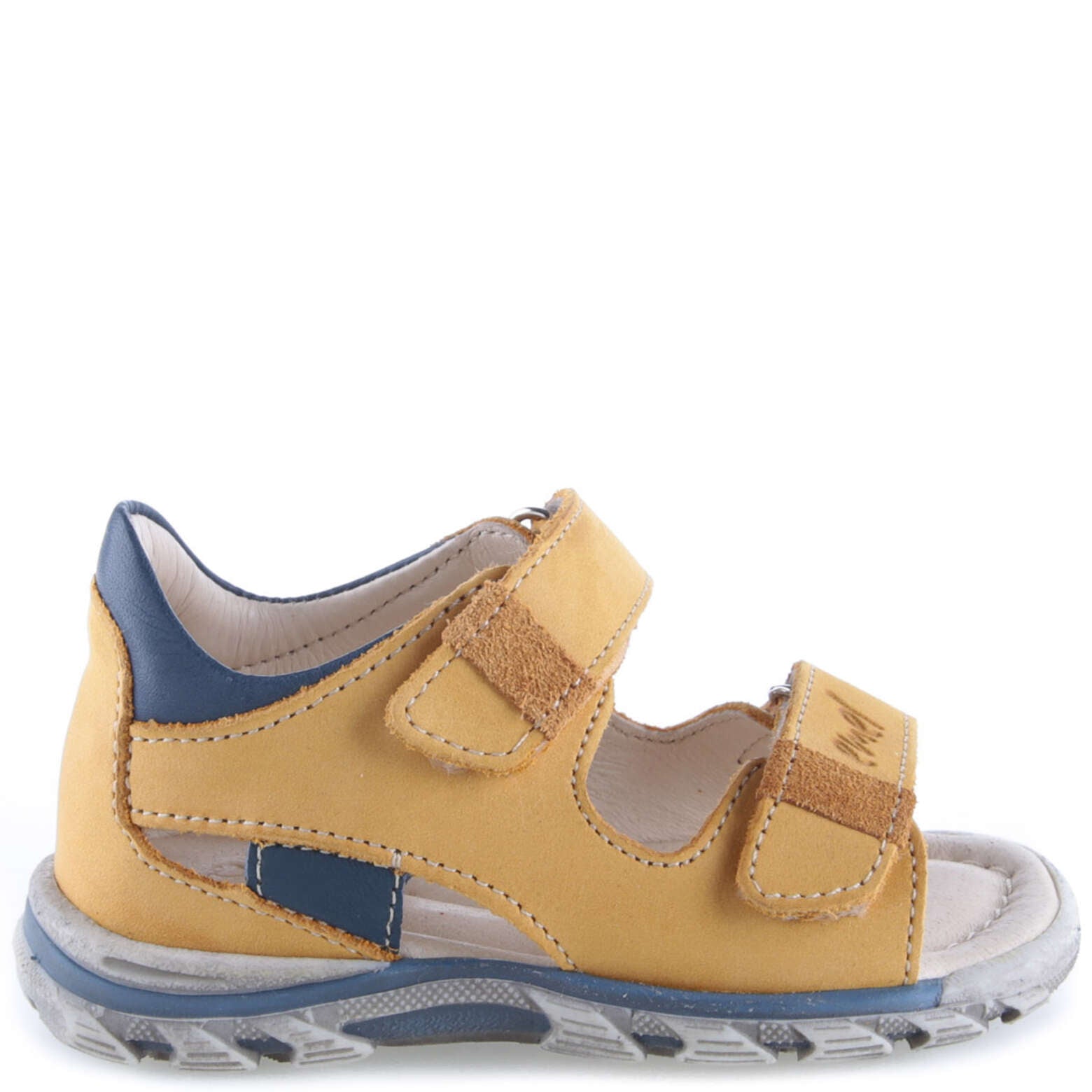 (1560-25) Emel yellow velcro Sandals - MintMouse (Unicorner Concept Store)