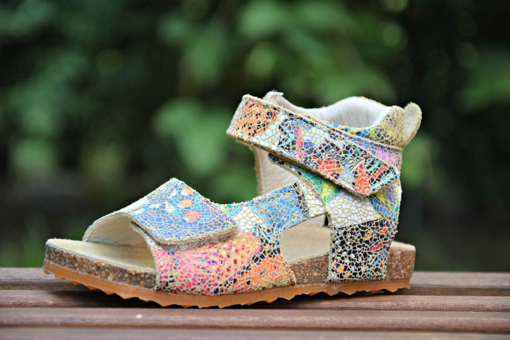 (2508-10) Emel print sandals - MintMouse (Unicorner Concept Store)