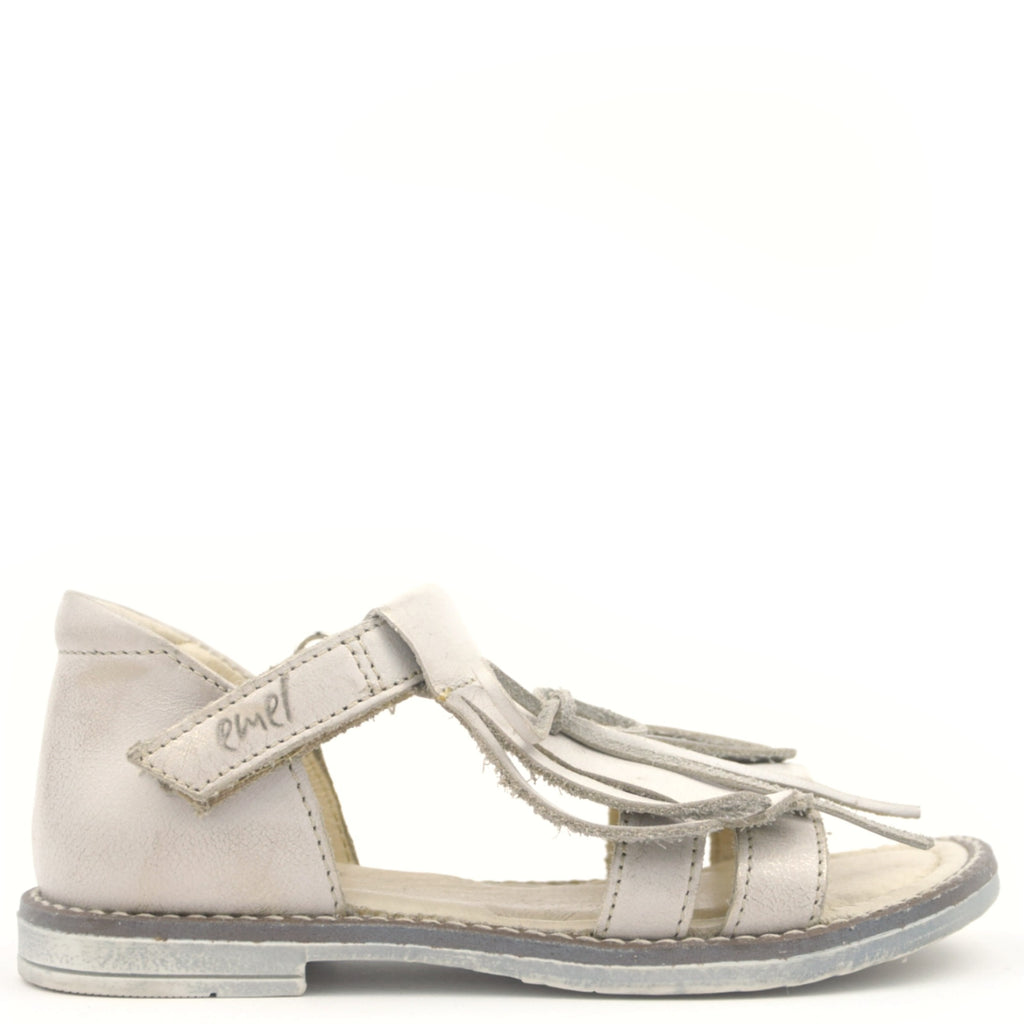 (2618) Emel Beige sandals fringes - MintMouse (Unicorner Concept Store)