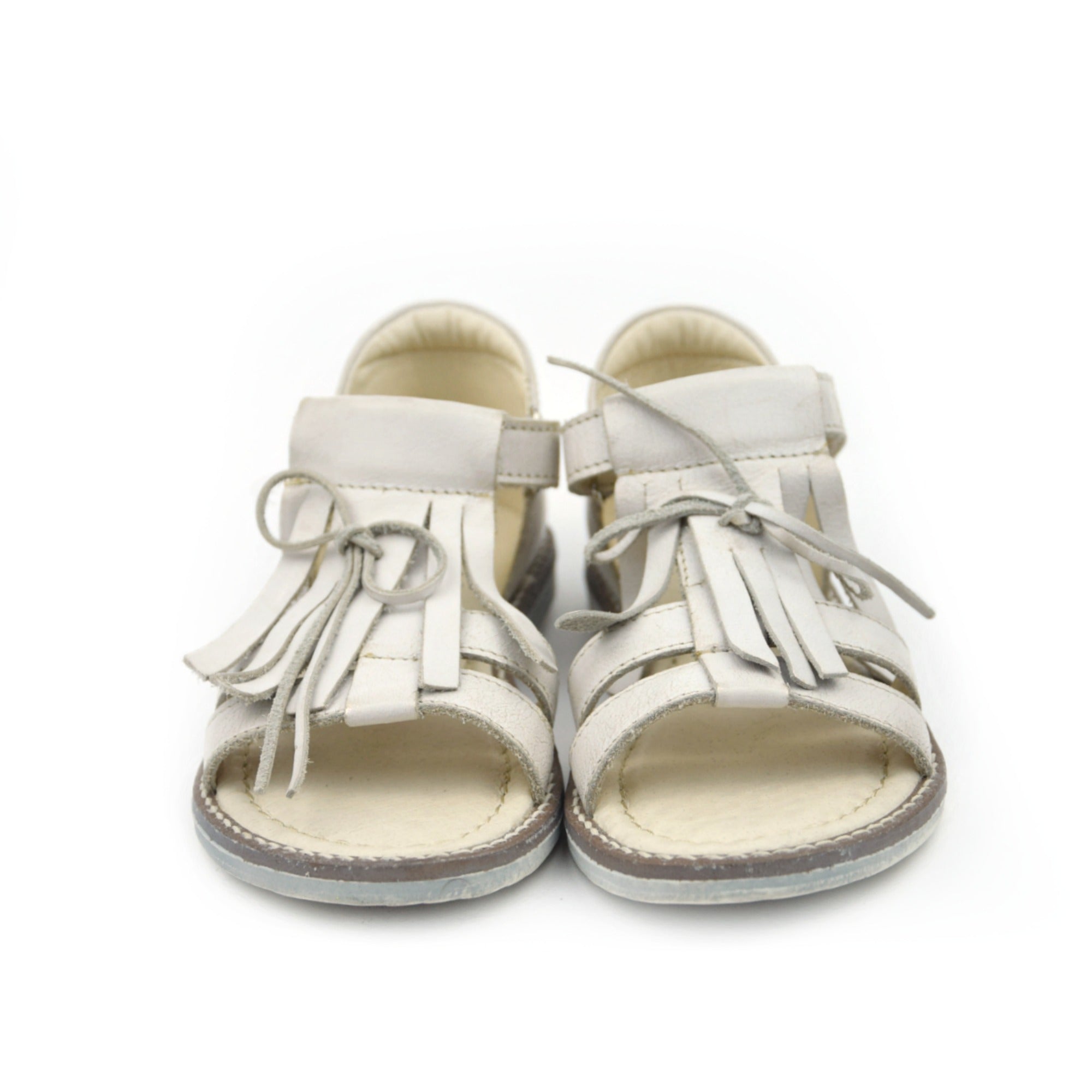 (2618) Emel Beige sandals fringes - MintMouse (Unicorner Concept Store)