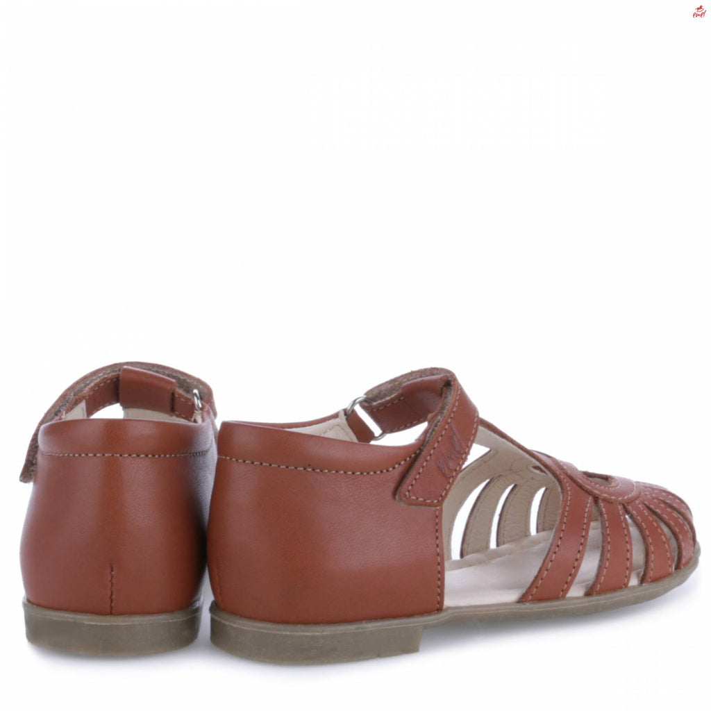 (2635-18) Emel Brown closed sandal - MintMouse (Unicorner Concept Store)