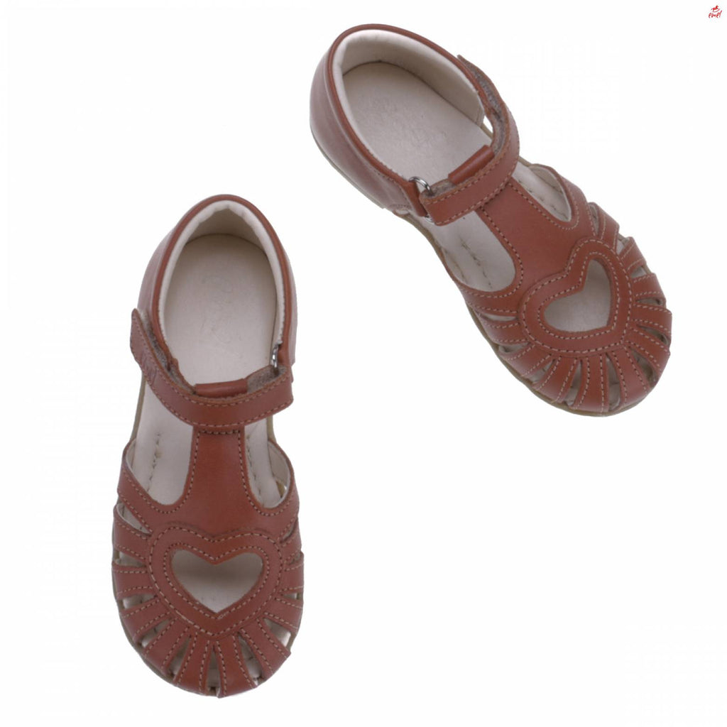 (2635-18) Emel Brown closed sandal - MintMouse (Unicorner Concept Store)
