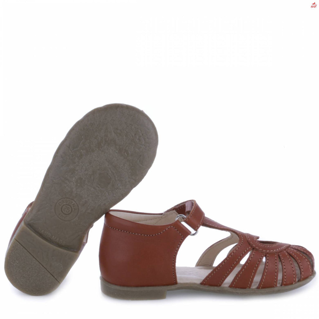 (2635-18) Emel Brown closed sandal - MintMouse (Unicorner Concept Store)