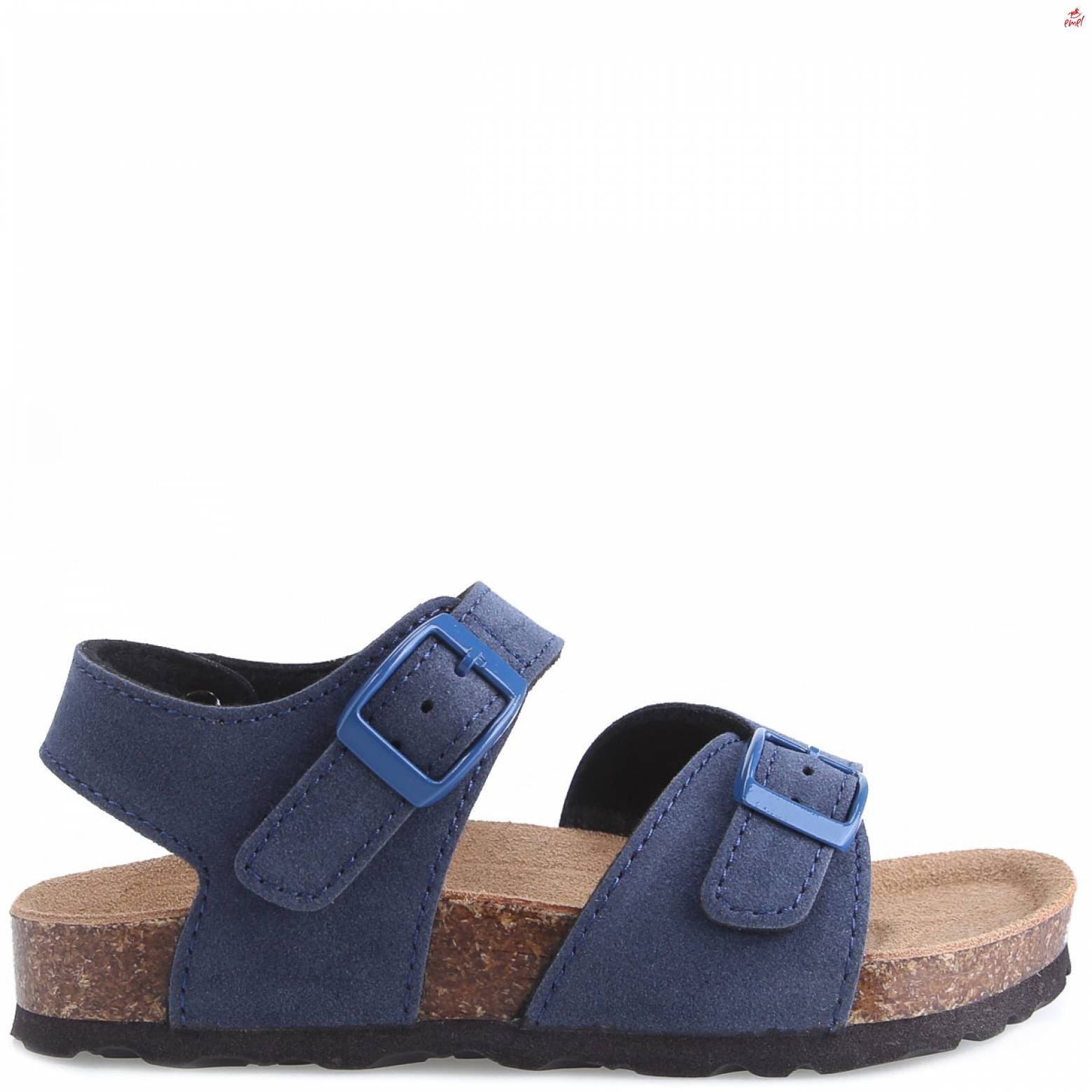 (1903-2) Emel Blue velcro sandals - MintMouse (Unicorner Concept Store)