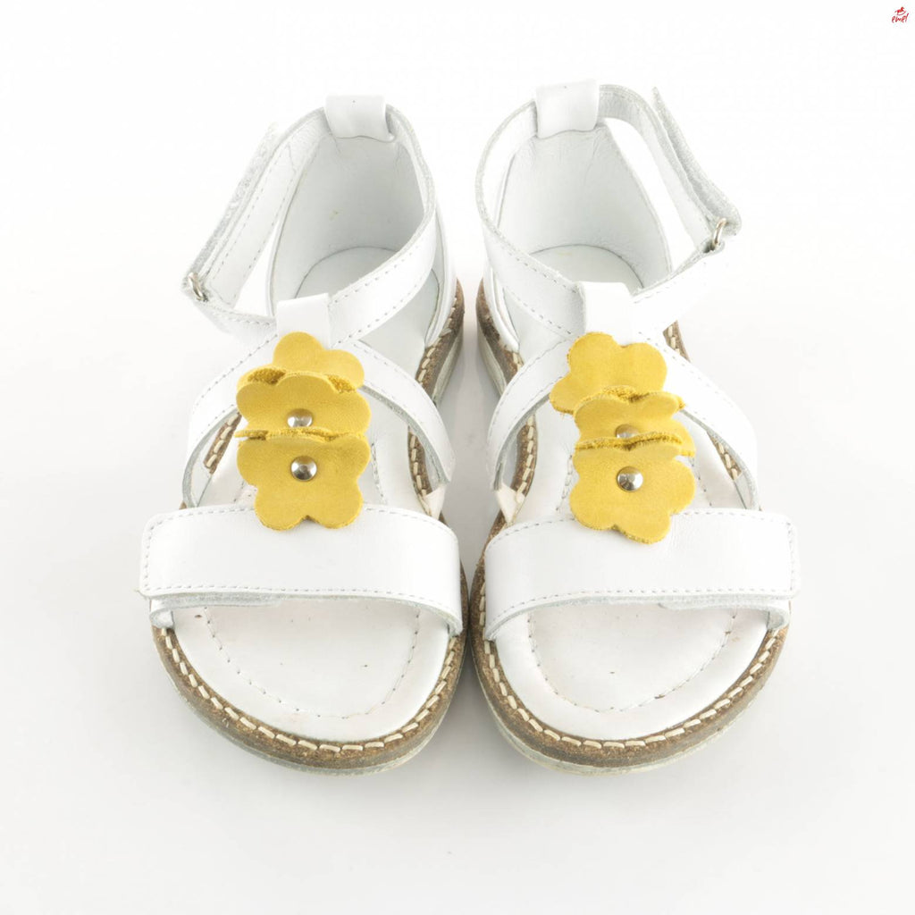 (2577-3) Emel velcro sandals  white flowers - MintMouse (Unicorner Concept Store)