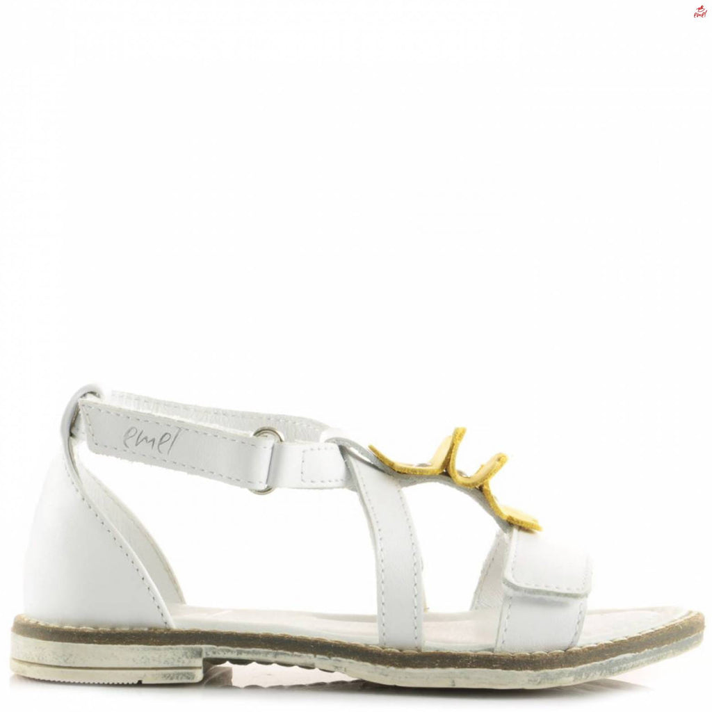 (2577-3) Emel velcro sandals  white flowers - MintMouse (Unicorner Concept Store)
