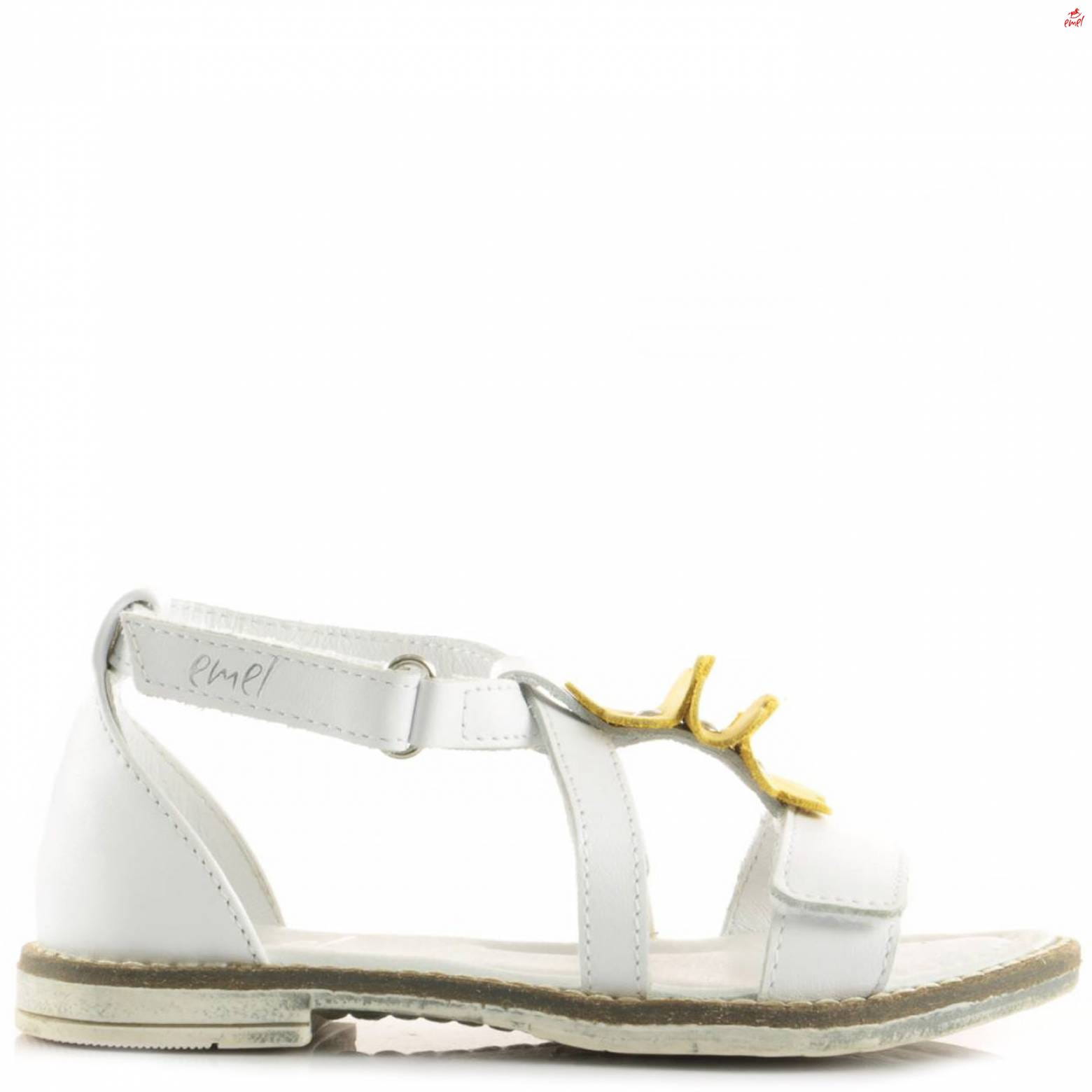 (2577-3) Emel velcro sandals  white flowers - MintMouse (Unicorner Concept Store)