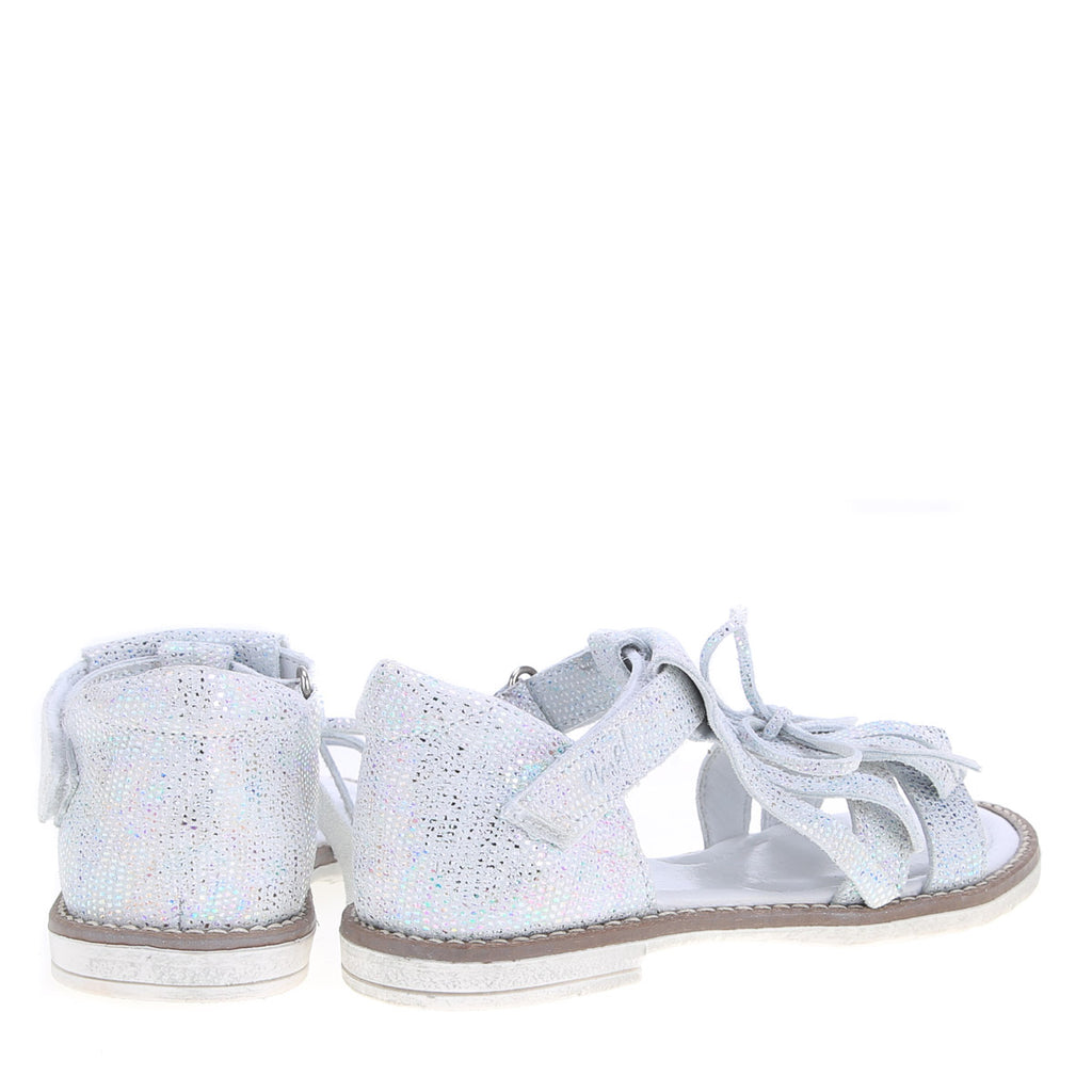 (2618A) Emel white shiny sandals fringes - MintMouse (Unicorner Concept Store)