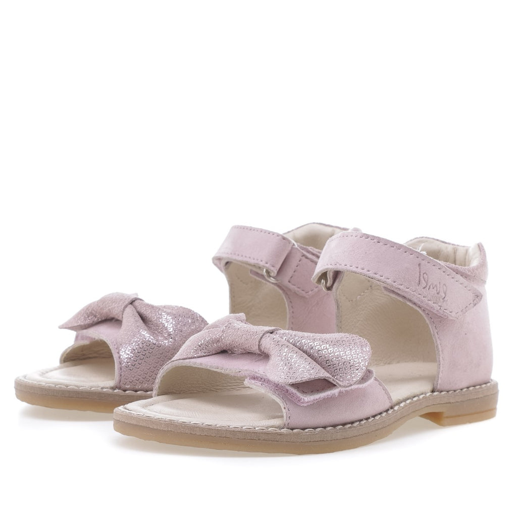 (2681-6) Emel pink bow velcro sandals - MintMouse (Unicorner Concept Store)