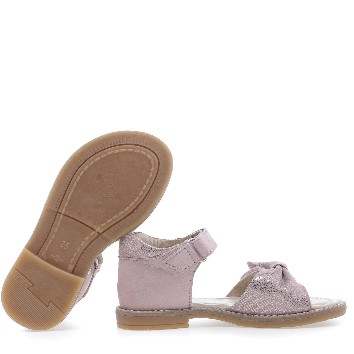 (2681-6) Emel pink bow velcro sandals - MintMouse (Unicorner Concept Store)