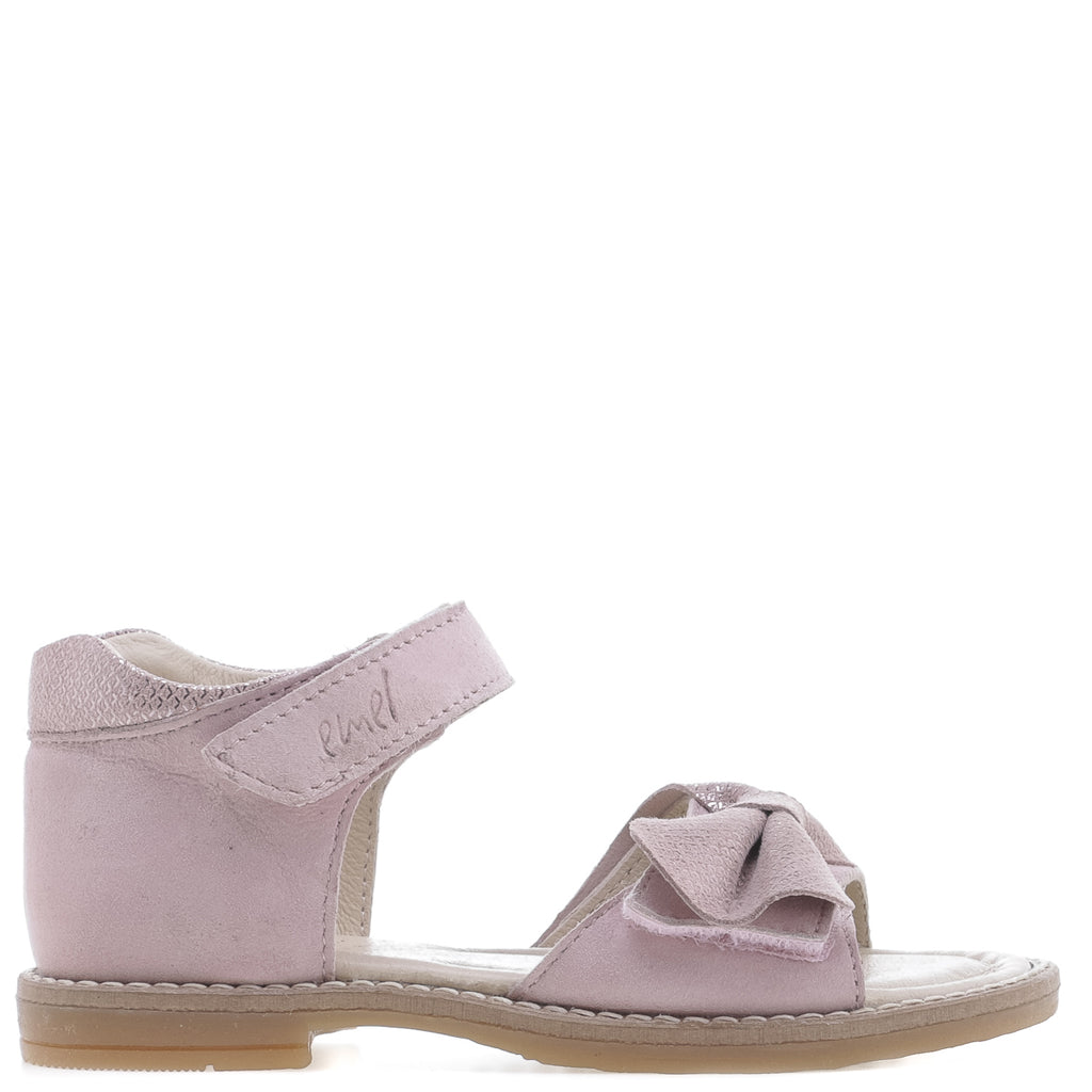 (2681-6) Emel pink bow velcro sandals - MintMouse (Unicorner Concept Store)