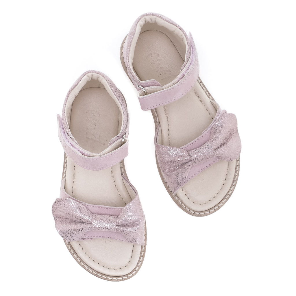 (2681-6) Emel pink bow velcro sandals - MintMouse (Unicorner Concept Store)