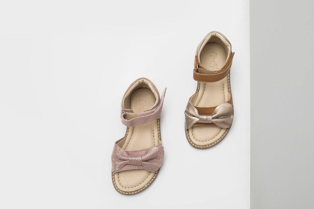 (2681-6) Emel pink bow velcro sandals - MintMouse (Unicorner Concept Store)