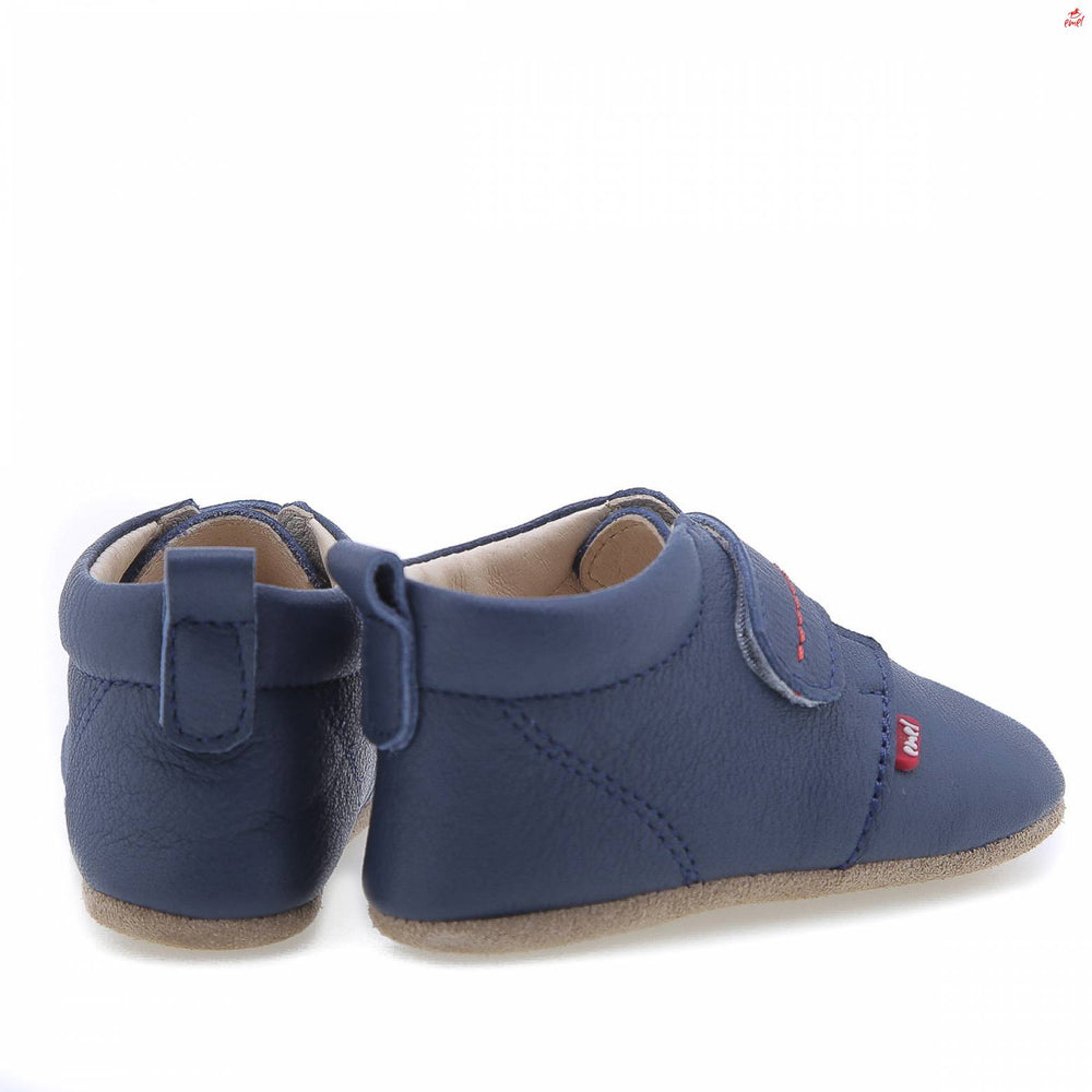 (N102-2) Pre-walker baby shoes - navy laces - MintMouse (Unicorner Concept Store)
