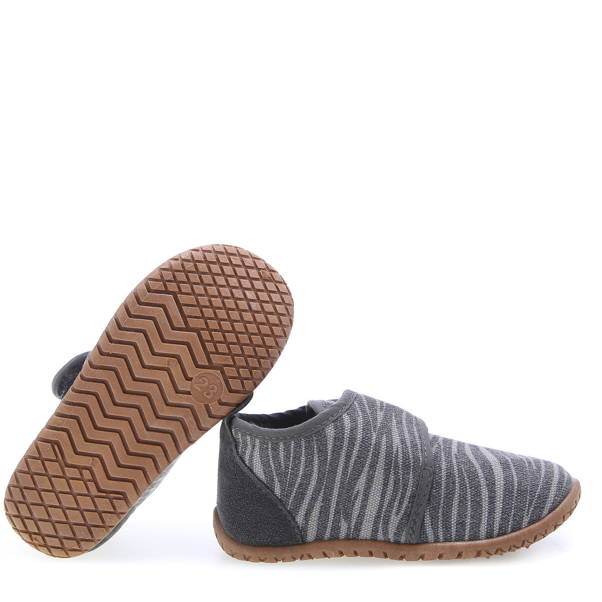 Emel slippers - Grey zebra - MintMouse (Unicorner Concept Store)