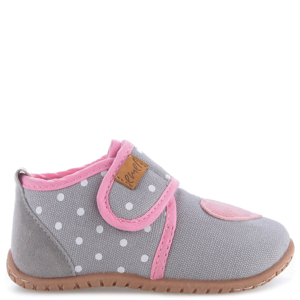 Emel slippers - Grey and Pink Slippers 100-10 - MintMouse (Unicorner Concept Store)