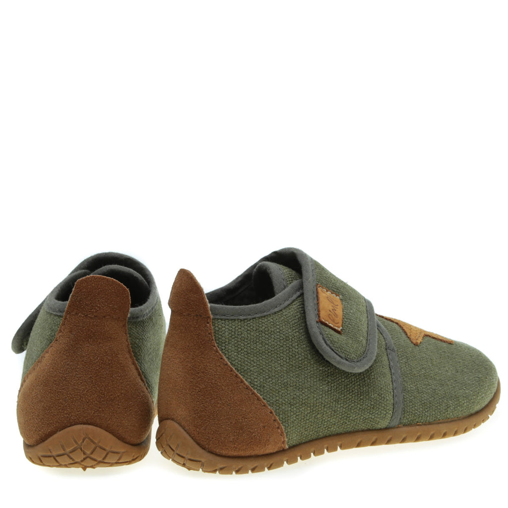 Emel slippers - Green star Closed (100-6) - MintMouse (Unicorner Concept Store)