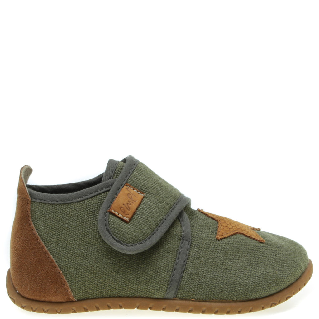 Emel slippers - Green star Closed (100-6) - MintMouse (Unicorner Concept Store)