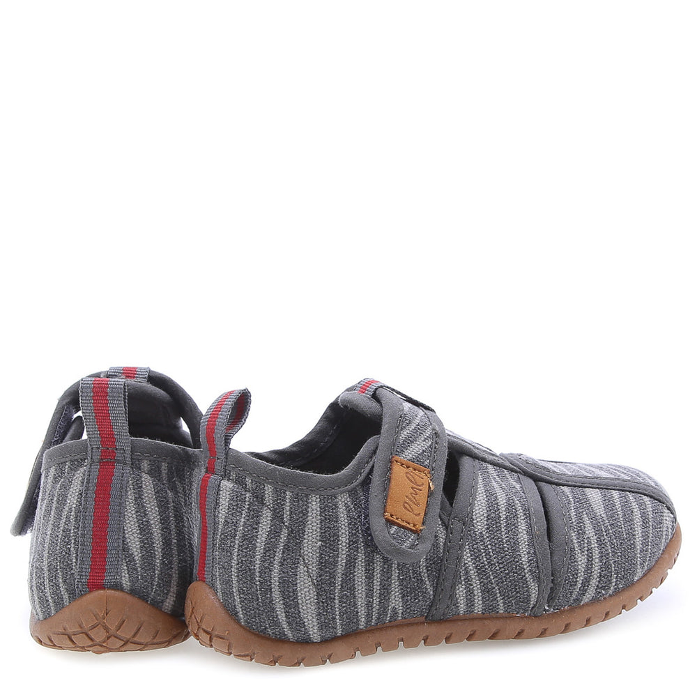 Emel slippers - Grey open zebra - MintMouse (Unicorner Concept Store)
