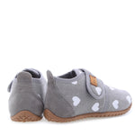 Emel slippers - Grey hearts - MintMouse (Unicorner Concept Store)