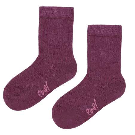 Emel-socks plum (ESK 100-57) - MintMouse (Unicorner Concept Store)